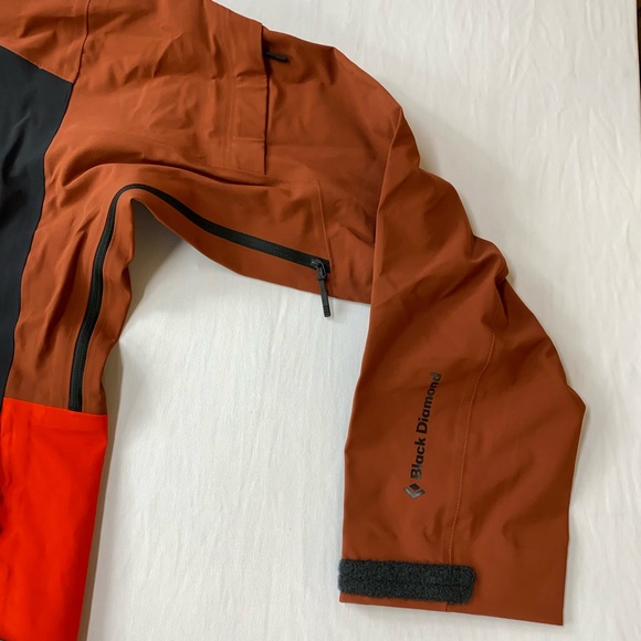 Black Diamond Men’s Recon Stretch Shell Ski Jacket Cider Black Octane Sz M $450 - Picture 8 of 16